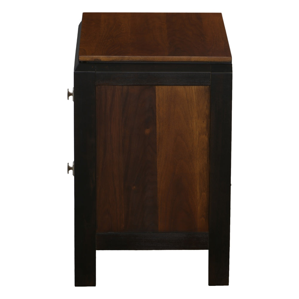 Patra Transitional Nightstand, Acacia & Walnut - BM123140