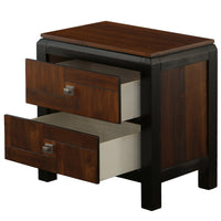Patra Transitional Nightstand, Acacia & Walnut - BM123140