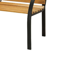 BM123183 Dumas Transitional Style Patio Bench, Natural Oak
