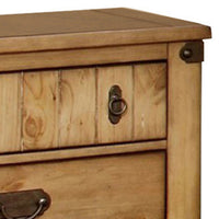 Pioneer Cottage Night Stand In Weathered Elm Finish - BM123268
