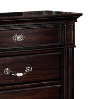 BM137844 Syracuse Traditional Style Beautiful Nightstand, Dark Walnut