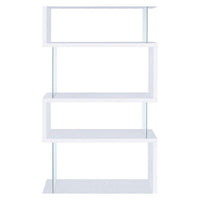 BM156242 Fantastic glossy white wooden bookcase