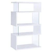 BM156242 Fantastic glossy white wooden bookcase