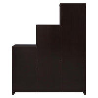 BM159127 Contemporary Bookcase with Stair-like Design, brown
