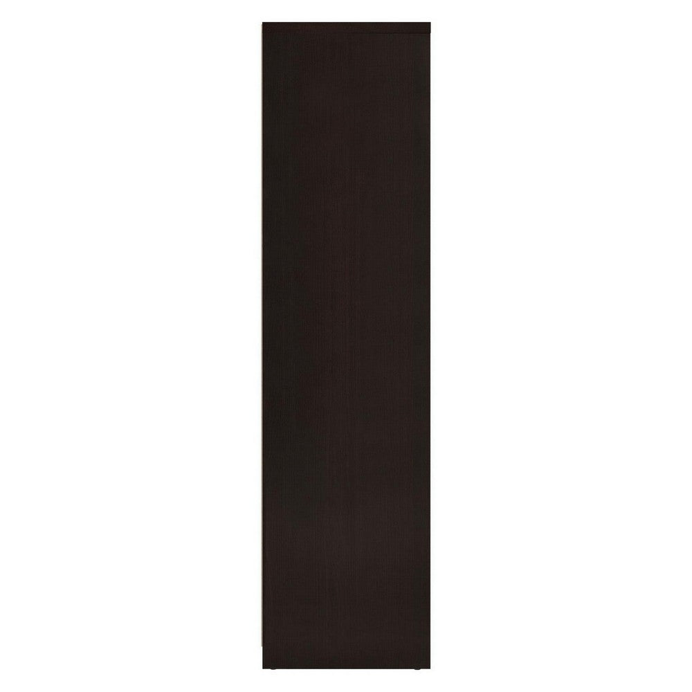 BM159127 Contemporary Bookcase with Stair-like Design, brown