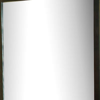 BM168971 Mirror With Wooden Frame, Espresso Brown