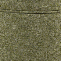 BM194125 - Fabric Upholstered Round Wooden Ottoman with Lift Off Lid Storage, Green
