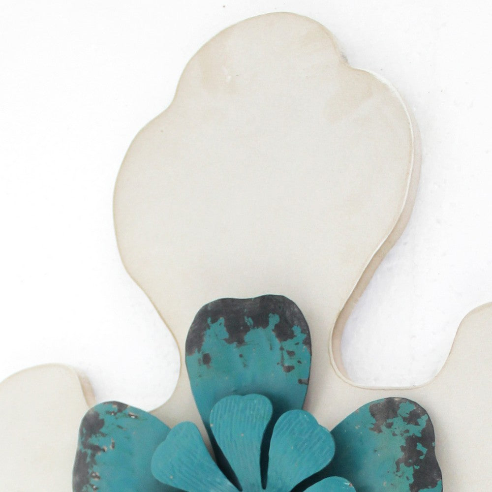 Rustic Wooden Cross Wall Decor, White - BM218406