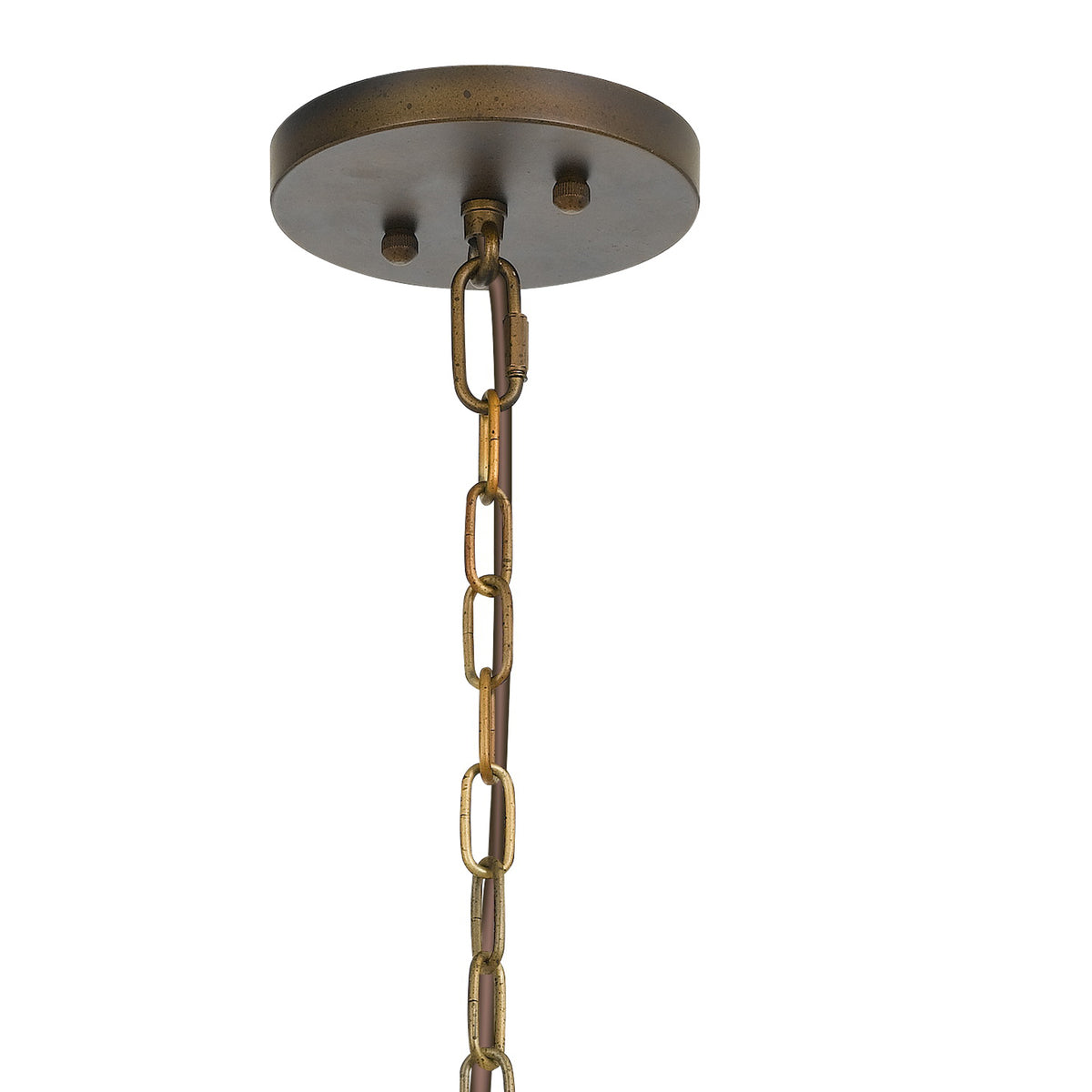 60 X 3 Watt Round Metal Frame Chandelier with 6 Foot Chain, Distressed Gold - BM224864