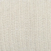 26 x 14" Throw Pillow with Hand Knitted Details, White By Casagear Home