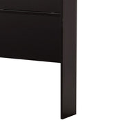 Twin Bookcase Headboard with 2 Sliding Doors, Red Cocoa - BM247076