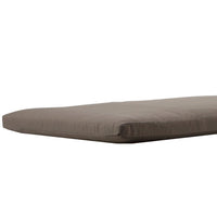 Edie 76 Inch Outdoor Chaise Lounger, White Aluminum Frame, Gray Cushions - BM287746