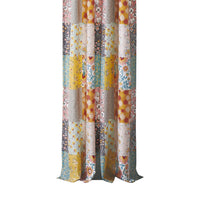 Turin 84 Inch Window Curtains, Brushed Microfiber, Multicolor Patchwork - BM294292