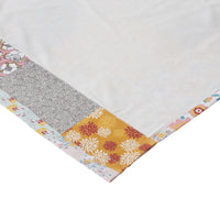 Turin 63 Inch Window Curtains, Brushed Microfiber, Multicolor Patchwork - BM294293