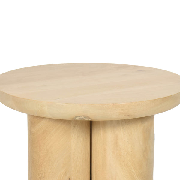 Wood, 18" Scandinavian Farmhouse Side Table, Nat - BM303414