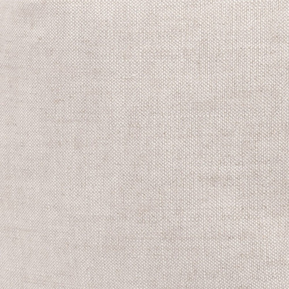 22 Inch Set of 2 Accent Throw Pillows, Down, Linen Polyester, Beige By Casagear Home