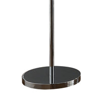 Cara 62 Inch Floor Lamp, Hanging Drop Design, Crystal and Metal, Chrome - BM308933