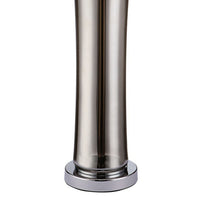 29 Inch Table Lamp, Empire Shade, Set of 2, Glass, Clear Smoke Gray - BM308956