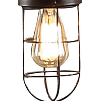 29 Inch Table Lamp, Dome Shade, Industrial Pipe Design, Rustic Bronze - BM308998