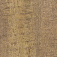 Zet 36 Inch Square Coffee Table with Oversized Block Base, Mango Brown - BM309152