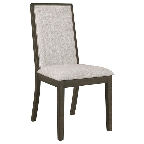 Cora 24 Inch Dining Chair, Set of 2, Parson Style, Hardwood, Tall Back - BM309237