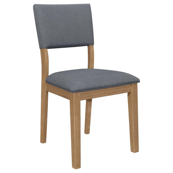 Alia 22 Inch Dining Chair, Set of 2, Fabric Cushioned, Asian Hardwood  - BM309241