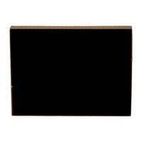 Eli 16, 18 Inch Set of 2 Trays, Stitched, Gold Handles, Brown Faux Leather - BM309619