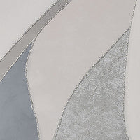 35 x 47 Framed Wall Art, Handpainted Green Waves Abstract Modern Sage Green - BM309632