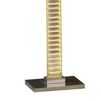 Lizy 62 Inch Floor Lamp with Crystal, LED Metal Frame, Nickel Finish - BM309670