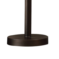 26 Inch Table Lamp, Industrial Wire Cage Shade, Metal, Antique Bronze  - BM309673