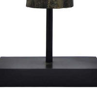 24 Inch Pointing Hand Sculpture, Pedestal 'Base, Resin Frame, Bronze - BM310056