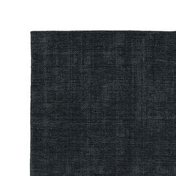 Shey 5 x 8 Area Rug, Medium, Hand Loomed Wool, No Backing, Charcoal Gray - BM311099