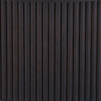 Cid Cue 35 Inch Coffee Table, Tambour Pedestal Base Black Ash Veneer Finish - BM311768