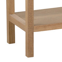 39 Inch Sofa Table, 2 Drawers, Rattan Cane Design, MDF, Pine Wood, Brown - BM311958
