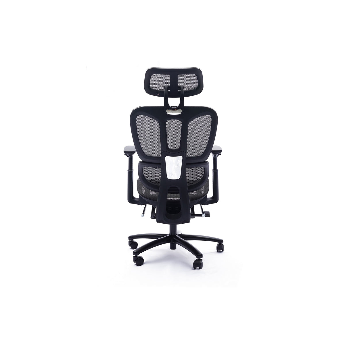 26 Inch Office Chair, Reclining, Footrest, Caster Wheels, Black Mesh - BM314720