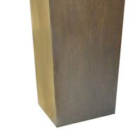 Jo 48 Inch Tall Flower Pot Planter, Hidden Indented Box, Dark Brown Veneer - BM315130