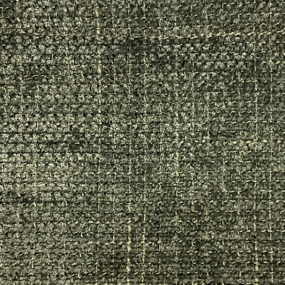 Tyna Ottoman, 27 Inch, Industrial Black Iron Legs, Olive Green Polyester -BM321538