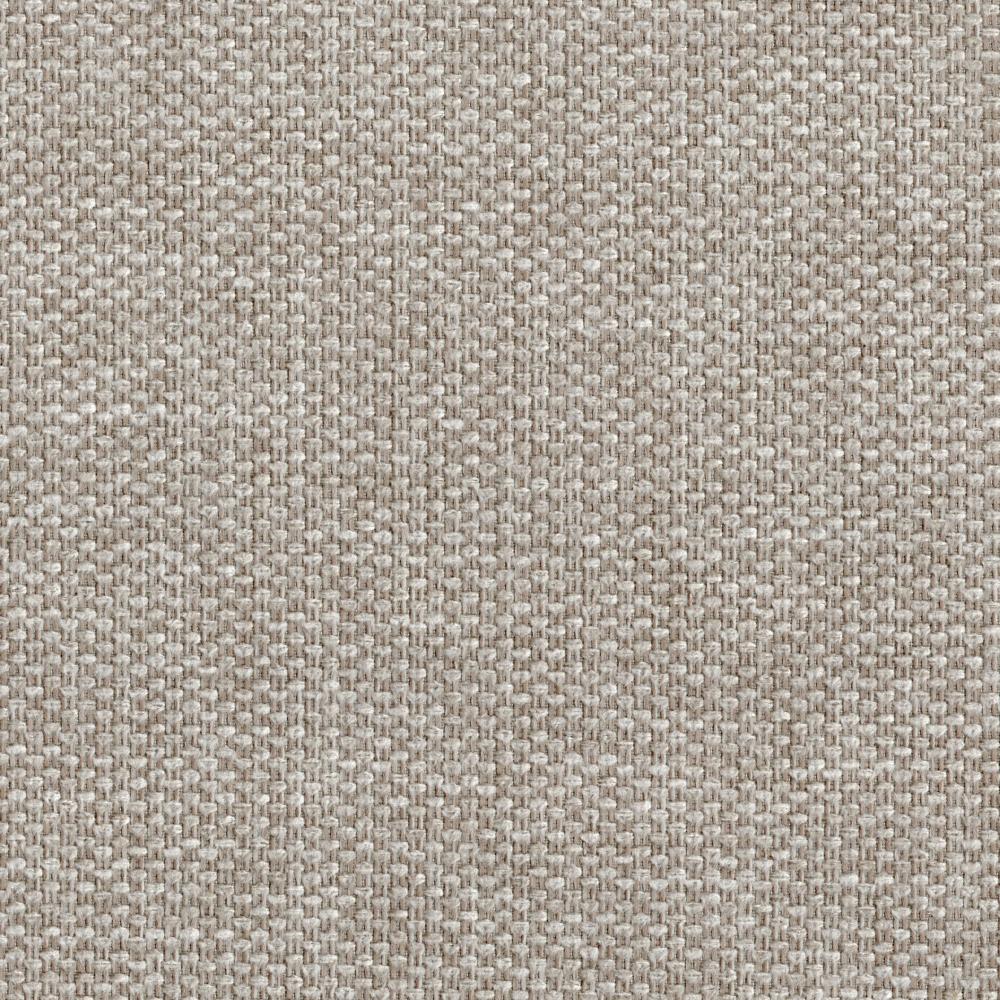 Tyna Ottoman, 27 Inch, Industrial Style Black Iron Legs, Beige Polyester -BM321541