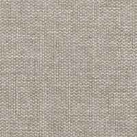 Tyna Ottoman, 27 Inch, Industrial Style Black Iron Legs, Beige Polyester -BM321541