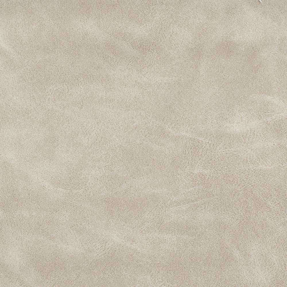 Tyna Ottoman, 27 Inch, Industrial Black Iron Legs, Snow Gray Polyester -BM321543