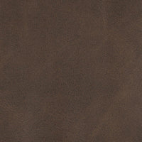 Tyna Ottoman, 27 Inch, Industrial Black Iron Legs, Hickory Brown Polyester -BM321544