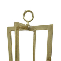 Siana Lantern Candle Holder, 20 Inch Classic Gold Finished Metal Frame -BM324568