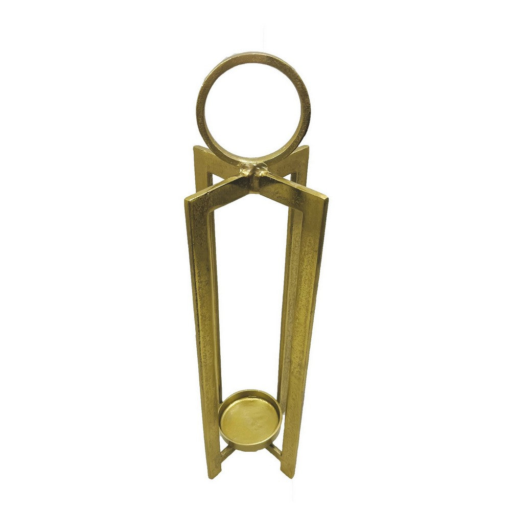Siana Tabletop Decor, Candle Holder, 31 Inch, Gold Finished Metal -BM324571