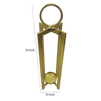 Siana Tabletop Decor, Candle Holder, 31 Inch, Gold Finished Metal -BM324571