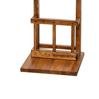 Marv Side Table with Magazine Rack, 13 Inch, Rustic Oak Finish Wood -BM324921