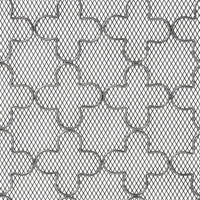30x41 Fireplace Screen, Classic Clover Trellis Pattern, Black Iron -BM325086