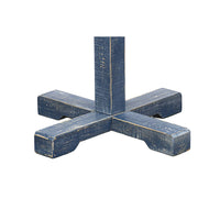 Rena Coat, Hat Rack Stand, 8 Wood Stems, 72 Inch Ocean Blue Mahogany -BM325366