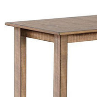 Rena Counter Table, 48 Inch Rectangular Beige Pebble Mahogany Wood -BM325400