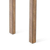 Rena Counter Table, 48 Inch Rectangular Beige Pebble Mahogany Wood -BM325400