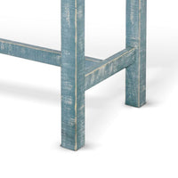 Rena Counter Table, 48 Inch Rectangular Grass Green Mahogany Wood -BM325406